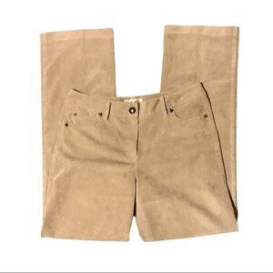 Dressbarn Lightweight Corduroy Beige Trousers